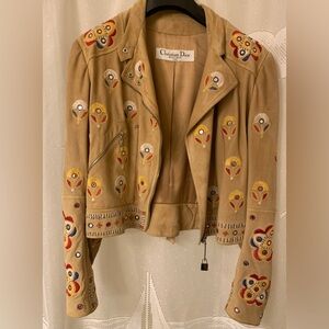 Christian Dior vintage moto jacket